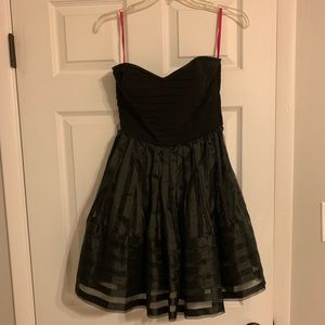Black Strapless Dress